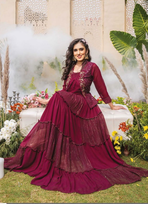 DULHANIYA VOL 03 Team 18 Attitude Party Wear Wholesale Gown Catalog